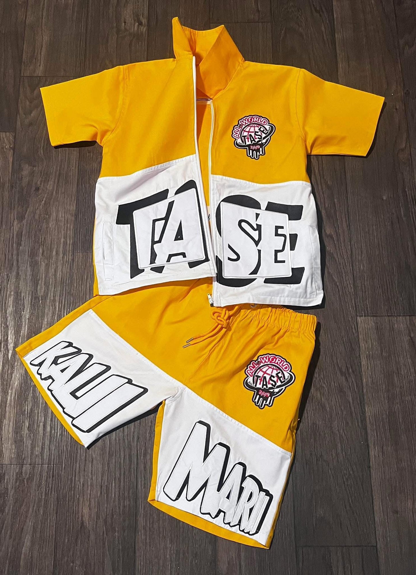 “ALL WORLD” SHORT SET 🟨