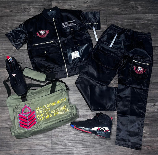 BLK TASE BOMBER SET