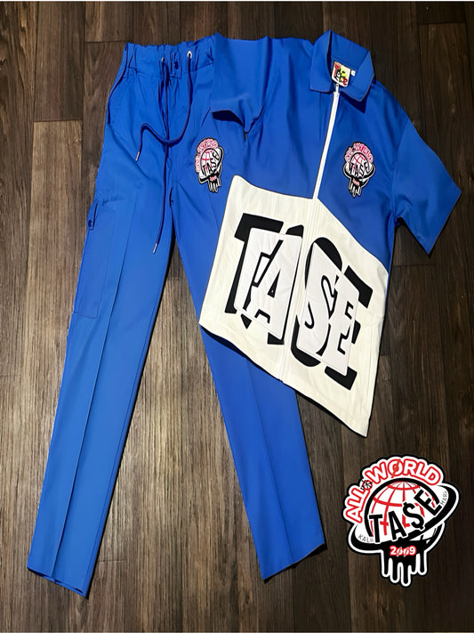 “ALL WORLD” pants set
