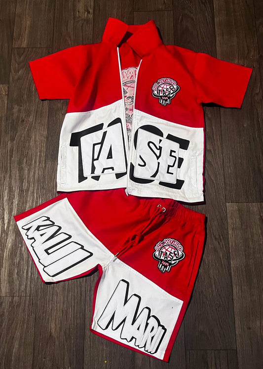 “ALL WORLD” SHORT SET 🟥